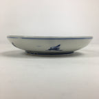 Japanese Porcelain Small Plate Kozara Vtg Blue Flower Dandelion Kozara PP804