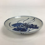 Japanese Porcelain Small Plate Kozara Vtg Blue Flower Dandelion Kozara PP805