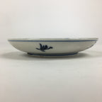 Japanese Porcelain Small Plate Kozara Vtg Blue Flower Dandelion Kozara PP805