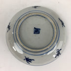 Japanese Porcelain Small Plate Kozara Vtg Blue Flower Dandelion Kozara PP805