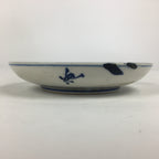 Japanese Porcelain Small Plate Kozara Vtg Blue Flower Dandelion Kozara PP806