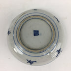 Japanese Porcelain Small Plate Kozara Vtg Blue Flower Dandelion Kozara PP806