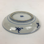 Japanese Porcelain Small Plate Kozara Vtg Blue Flower Dandelion Kozara PP806