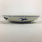 Japanese Porcelain Small Plate Kozara Vtg Blue Flower Dandelion Kozara PP807