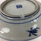 Japanese Porcelain Small Plate Kozara Vtg Blue Flower Dandelion Kozara PP808