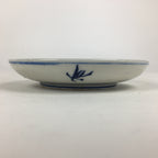 Japanese Porcelain Small Plate Kozara Vtg Blue Flower Dandelion Kozara PP808