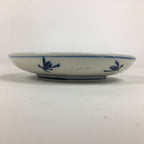 Japanese Porcelain Small Plate Kozara Vtg Blue Flower Dandelion Kozara PP808