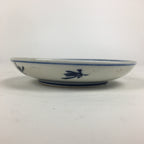 Japanese Porcelain Small Plate Kozara Vtg Blue Flower Dandelion Kozara PP809