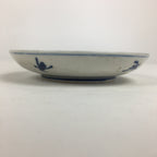 Japanese Porcelain Small Plate Kozara Vtg Blue Flower Dandelion Kozara PP810