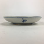 Japanese Porcelain Small Plate Kozara Vtg Blue Flower Dandelion Kozara PP810