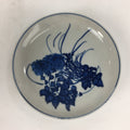 Japanese Porcelain Small Plate Kozara Vtg Blue Flower Dandelion Kozara PP810