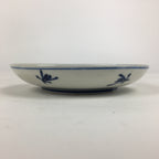 Japanese Porcelain Small Plate Kozara Vtg Blue Flower Dandelion Kozara PP811