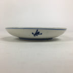 Japanese Porcelain Small Plate Kozara Vtg Blue Flower Dandelion Kozara PP811
