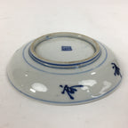 Japanese Porcelain Small Plate Kozara Vtg Blue Flower Dandelion Kozara PP811