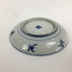 Japanese Porcelain Small Plate Kozara Vtg Blue Flower Dandelion Kozara PP811