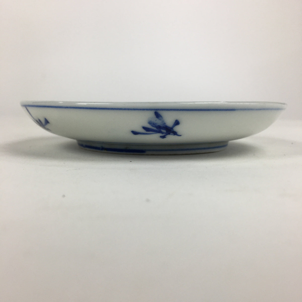 Japanese Porcelain Small Plate Kozara Vtg Blue Flower Dandelion Kozara PP812