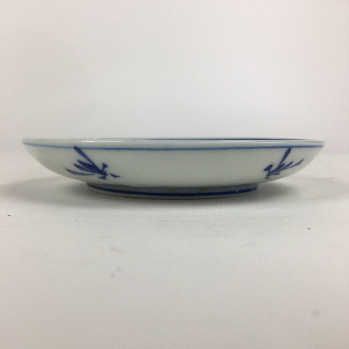 Japanese Porcelain Small Plate Kozara Vtg Blue Flower Dandelion Kozara PP812
