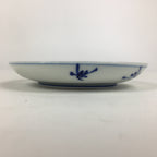 Japanese Porcelain Small Plate Kozara Vtg Blue Flower Dandelion Kozara PP812