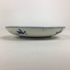 Japanese Porcelain Small Plate Kozara Vtg Blue Flower Dandelion Kozara PP813