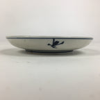 Japanese Porcelain Small Plate Kozara Vtg Blue Flower Dandelion Kozara PP814