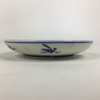 Japanese Porcelain Small Plate Kozara Vtg Blue Flower Dandelion Kozara PP816