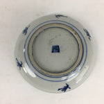 Japanese Porcelain Small Plate Kozara Vtg Blue Flower Dandelion Kozara PP816