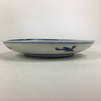 Japanese Porcelain Small Plate Kozara Vtg Blue Flower Dandelion Kozara PP817