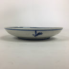 Japanese Porcelain Small Plate Kozara Vtg Blue Flower Dandelion Kozara PP819