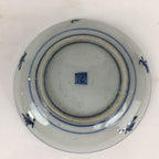 Japanese Porcelain Small Plate Kozara Vtg Blue Flower Dandelion Kozara PP819