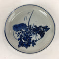 Japanese Porcelain Small Plate Kozara Vtg Blue Flower Dandelion Kozara PP819