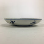 Japanese Porcelain Small Plate Kozara Vtg Blue Flower Dandelion Kozara PP820