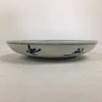 Japanese Porcelain Small Plate Kozara Vtg Blue Flower Dandelion Kozara PP820