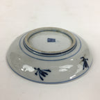 Japanese Porcelain Small Plate Kozara Vtg Blue Flower Dandelion Kozara PP820