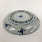 Japanese Porcelain Small Plate Kozara Vtg Blue Flower Dandelion Kozara PP820