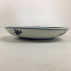 Japanese Porcelain Small Plate Kozara Vtg Blue Flower Dandelion Kozara PP821
