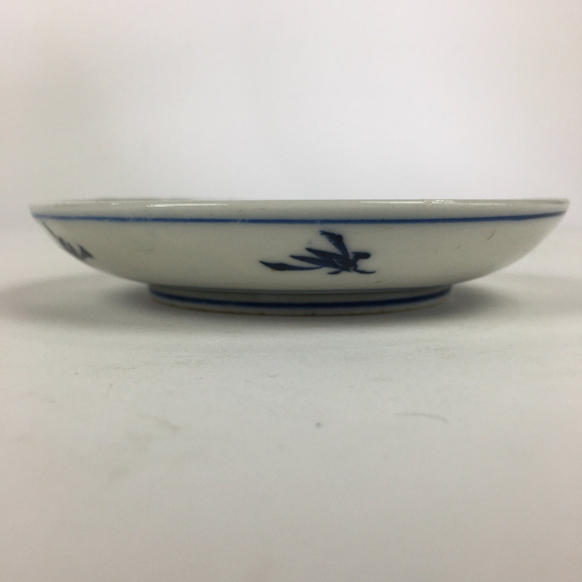 Japanese Porcelain Small Plate Kozara Vtg Blue Flower Dandelion Kozara PP821