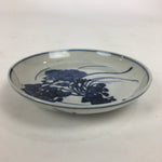 Japanese Porcelain Small Plate Kozara Vtg Blue Flower Dandelion Kozara PP822