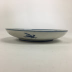 Japanese Porcelain Small Plate Kozara Vtg Blue Flower Dandelion Kozara PP822