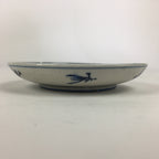Japanese Porcelain Small Plate Kozara Vtg Blue Flower Dandelion Kozara PP822