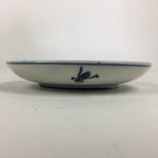 Japanese Porcelain Small Plate Kozara Vtg Blue Flower Dandelion Kozara PP822