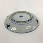 Japanese Porcelain Small Plate Kozara Vtg Blue Flower Dandelion Kozara PP822