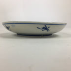 Japanese Porcelain Small Plate Kozara Vtg Blue Flower Dandelion Kozara PP823