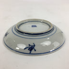 Japanese Porcelain Small Plate Kozara Vtg Blue Flower Dandelion Kozara PP823