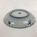 Japanese Porcelain Small Plate Kozara Vtg Blue Flower Dandelion Kozara PP823