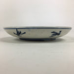 Japanese Porcelain Small Plate Kozara Vtg Blue Flower Dandelion Kozara PP824