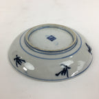 Japanese Porcelain Small Plate Kozara Vtg Blue Flower Dandelion Kozara PP824
