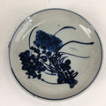 Japanese Porcelain Small Plate Kozara Vtg Blue Flower Dandelion Kozara PP824