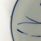 Japanese Porcelain Small Plate Kozara Vtg Blue Flower Dandelion Kozara PP825