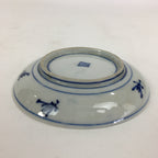 Japanese Porcelain Small Plate Kozara Vtg Blue Flower Dandelion Kozara PP825