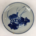 Japanese Porcelain Small Plate Kozara Vtg Blue Flower Dandelion Kozara PP825